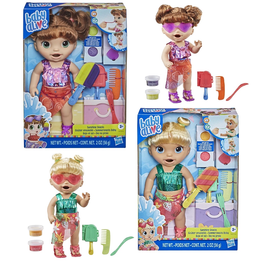 Jual Baby Alive Sunshine Snacks Doll Swimming Waterproof Original Hasbro Shopee Indonesia