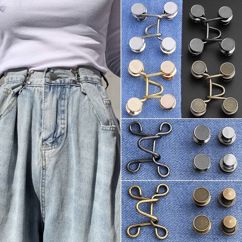 (PAP) Kancing pengaitJeans / Kancing Jeans Kait Pengecil Lingkar pinggang / Kancing Jeans Kait, Kanc
