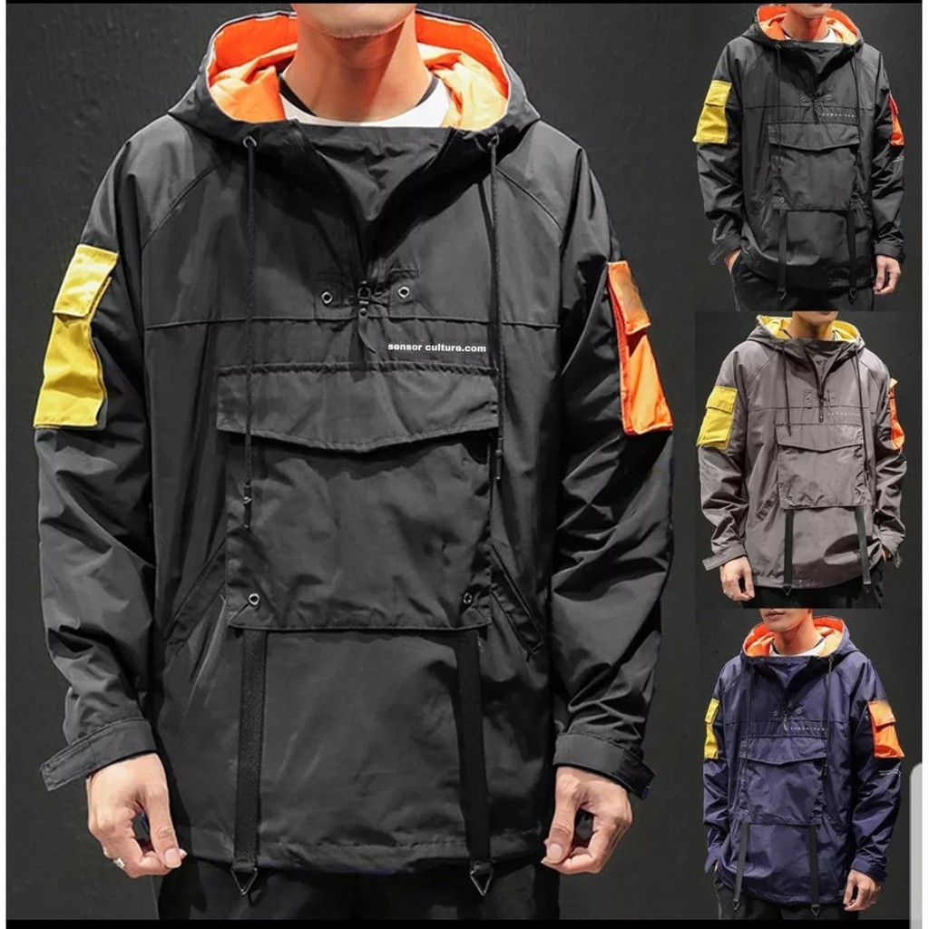 jaket cougle kombinasi jaket pria Sensor