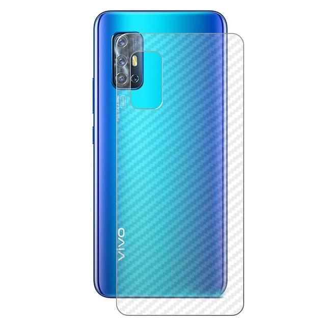 VIVO Y30 BACK SKIN CARBON GARSKIN ANTI GORES BELAKANG