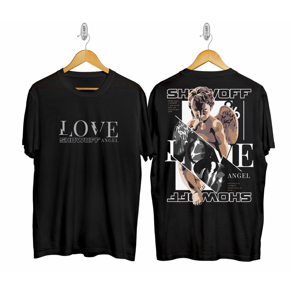 ( PROMO ) Kaos Distro R68 / SHOWOFF ANGEL / KAOS PRIA / BAJU DISTRO / KAOS MURAH / KAOS JAPAN /  ata