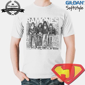 Kaos Band Rock Pria /  Original Gildan - Ramones