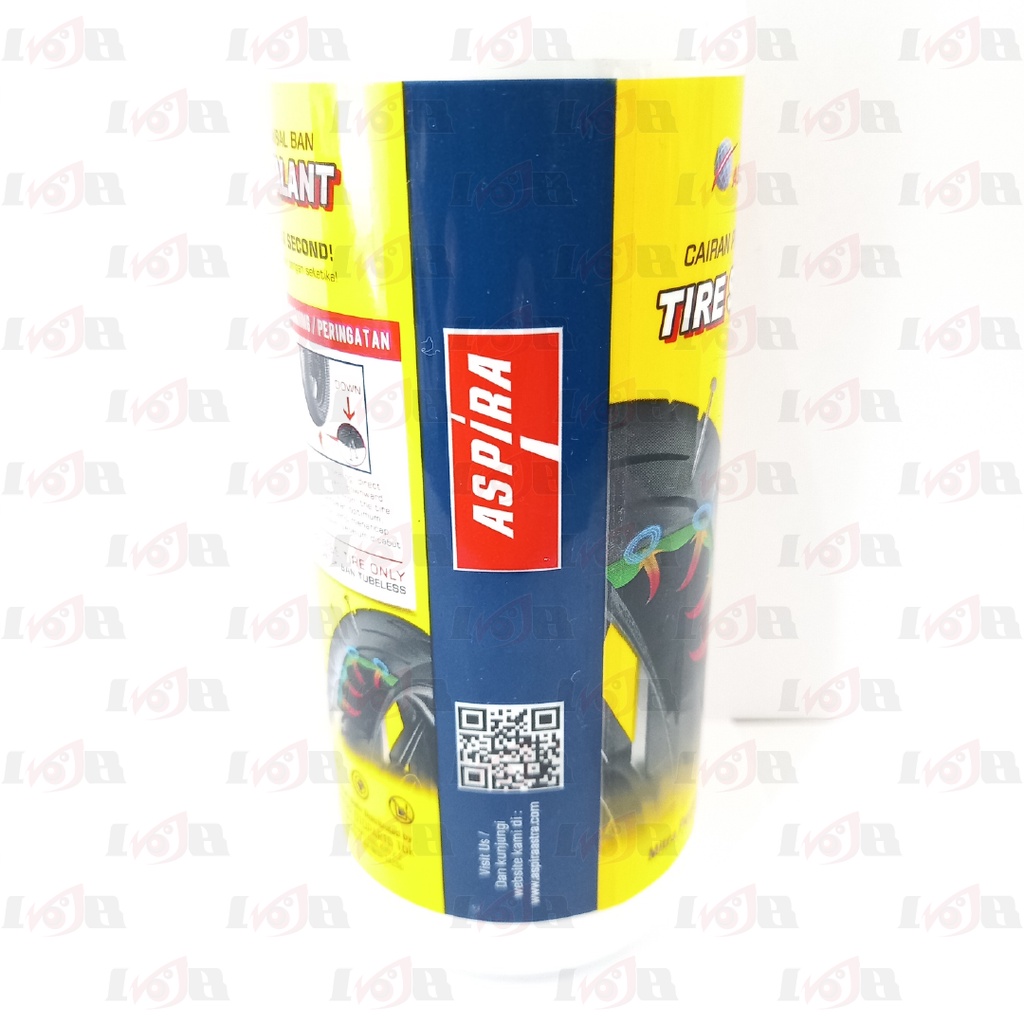 ASPIRA Cairan Anti Bocor 350ml Tambal Ban Tubeles Tire Sealant Motor Mobil Anti Ranjau Paku Protech