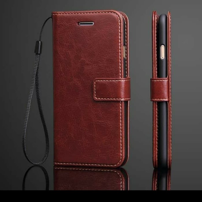 Case kulit flip wallet cover/ Sarung Dompet/ Redmi 8/8A/8APro