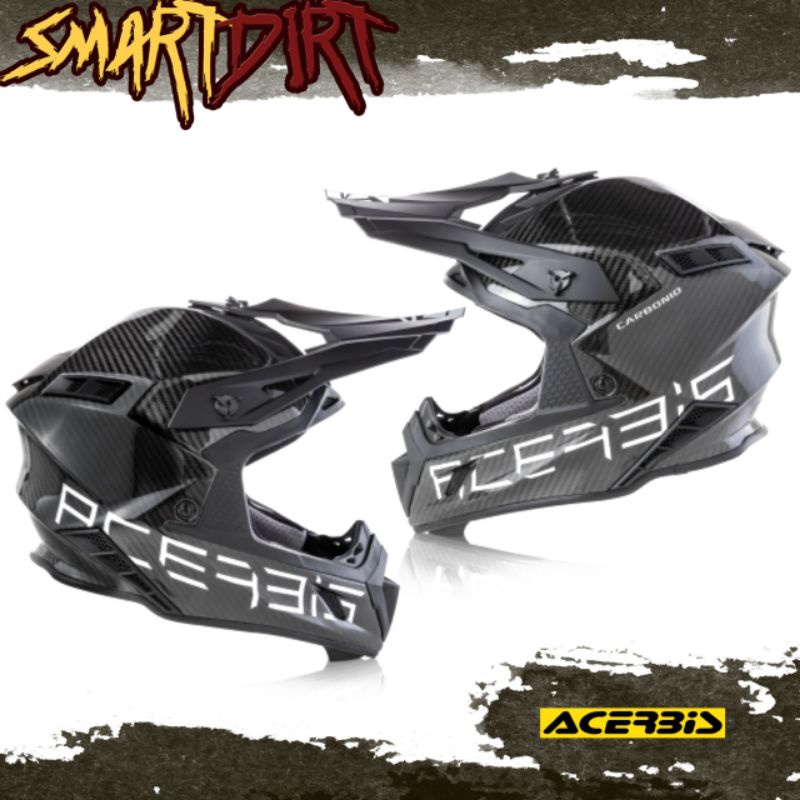 HELM ACERBIS STEEL CARBON HELM ACERBIS CARBON HELM CROSS ACERBIS ORI