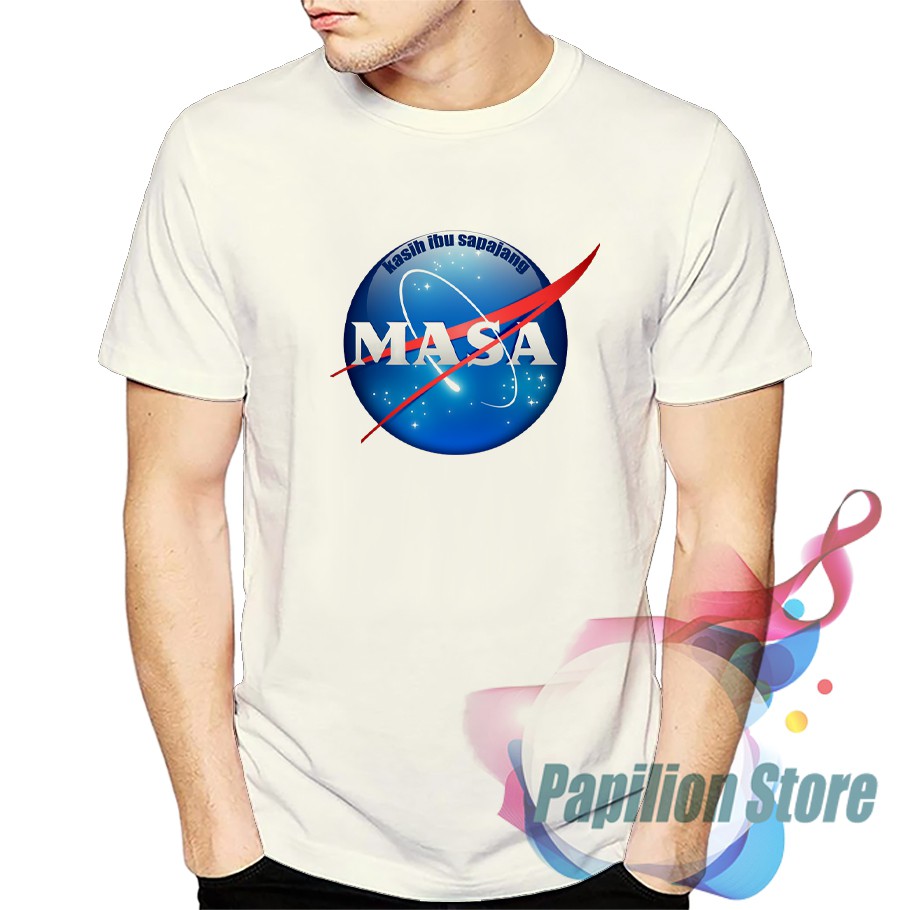 Baju Plesetan Logo NASA/Kaos Distro Plesetan Logo NASA/T-Shirt Plesetan Logo NASA/Kaos NASA