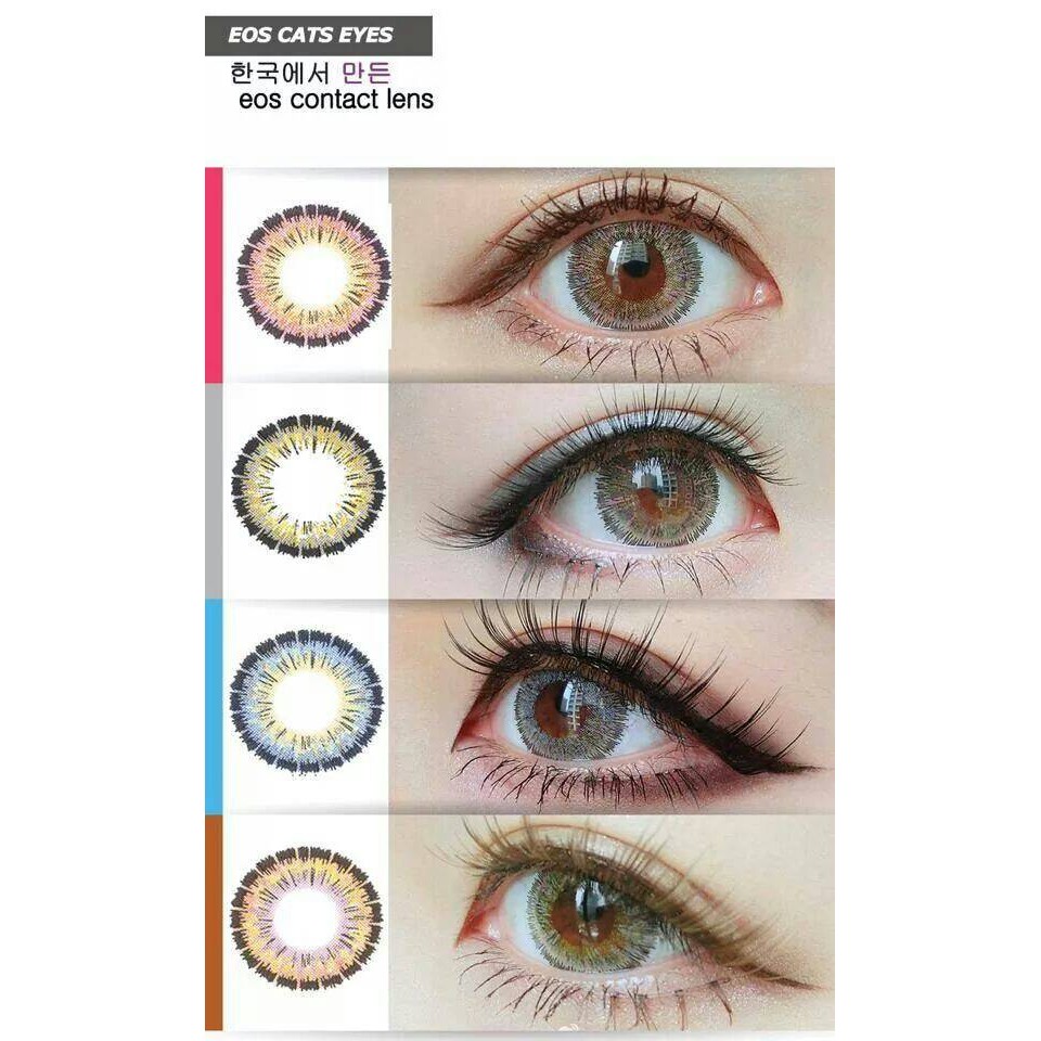 Softlens EOS Cat Eyes Blue