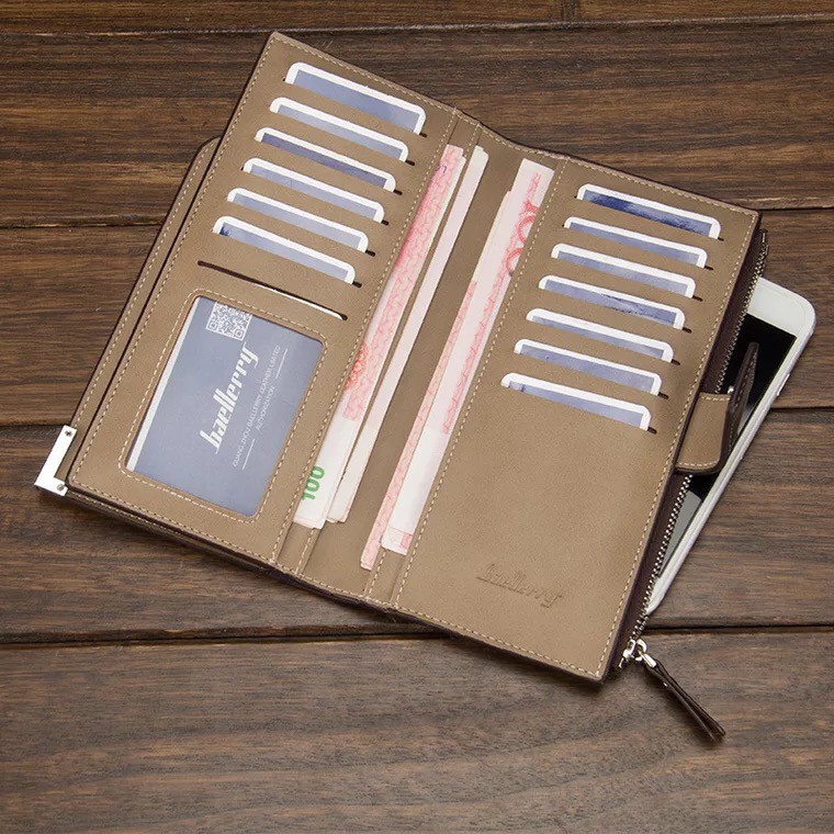 Dompet Baellerry Original 24 Slot Kartu - Dompet Baellery Unisex Kulit PU Premium - Baellerry [DP05]