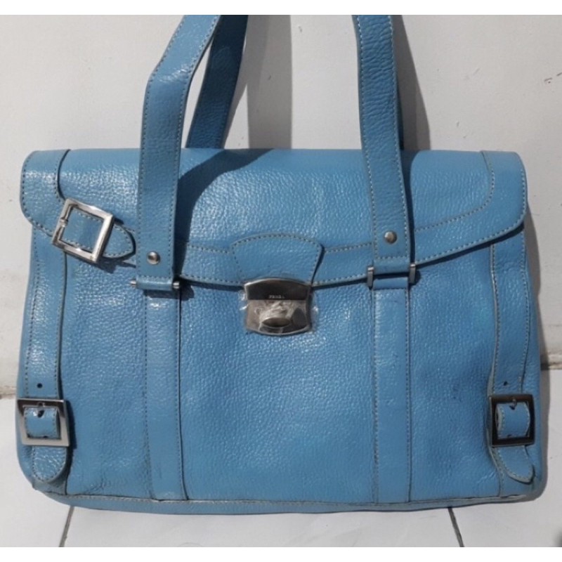 Tas prada Milan ori/auth genuine leather