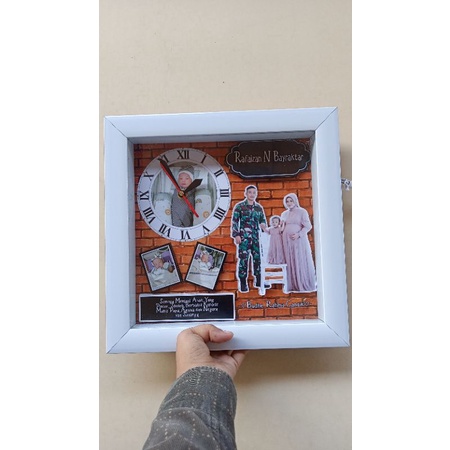 kado wisuda engagement wedding pop up frame