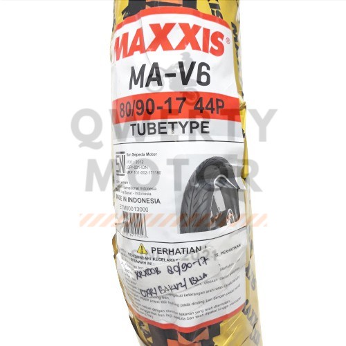 BAN LUAR MAXXIS MA-V6 80/90-17 TUBETYPE