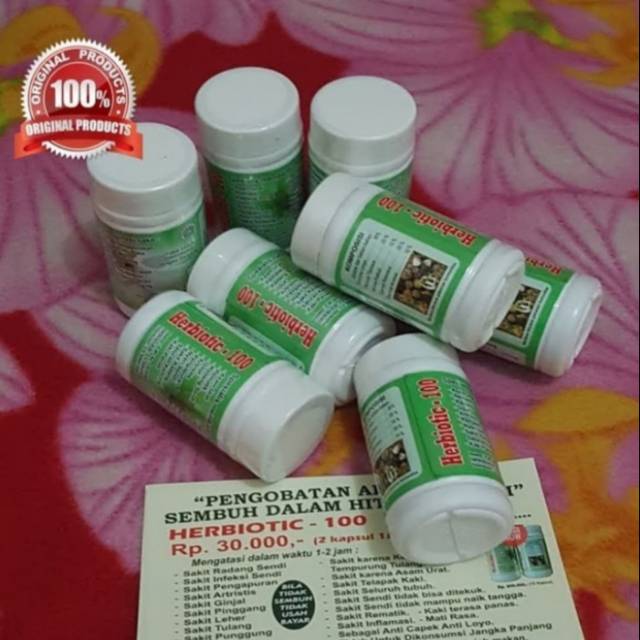 Herbiotic-100 kapsul original  (15 kapsul)
