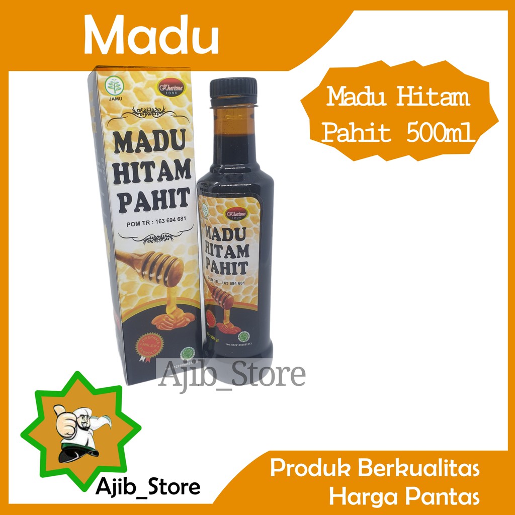 

(100% ORIGINAL) Madu Hitam Pahit KHARISMA 500 Gram 500gr 500g 1/2 Kg A140