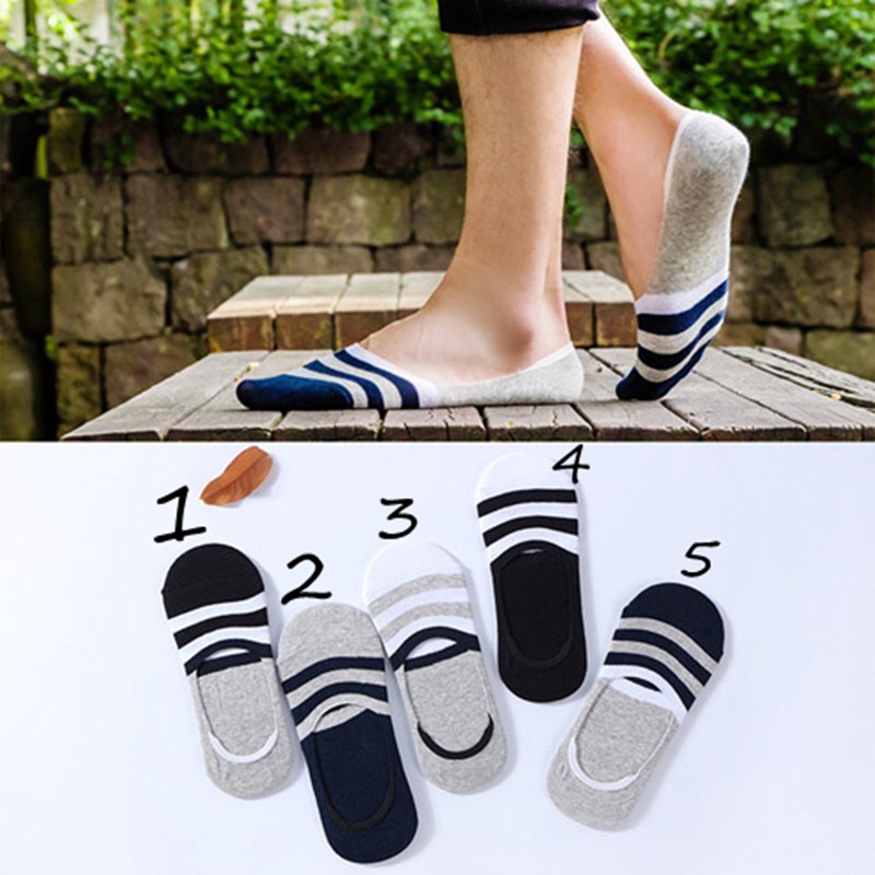 Kaos Kaki Pendek Hidden Socks Boat Socks Full Anti Slip 003