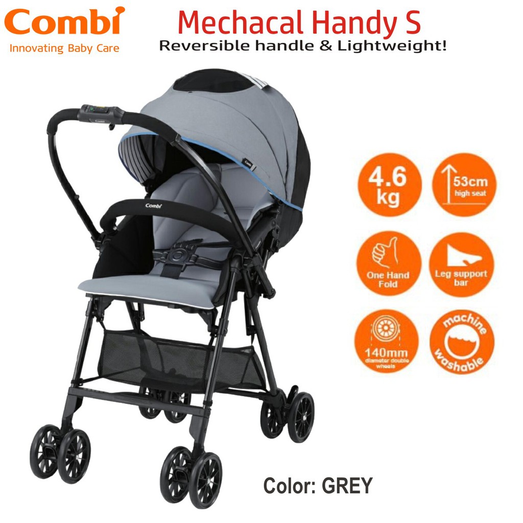 Combi Mechacal Handy S Sea Stroller reversible handle bisa hadap ibu