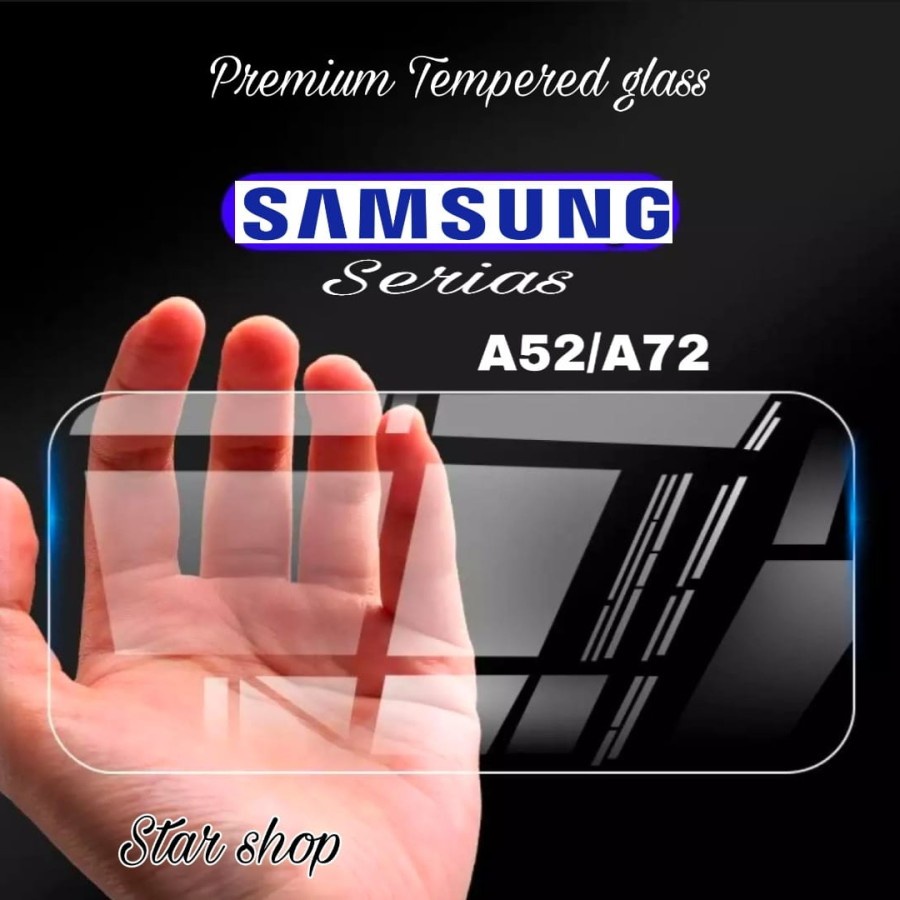 Tempered Glass Samsung A32 A52 A72 Screen Protector Anti Gores Kaca