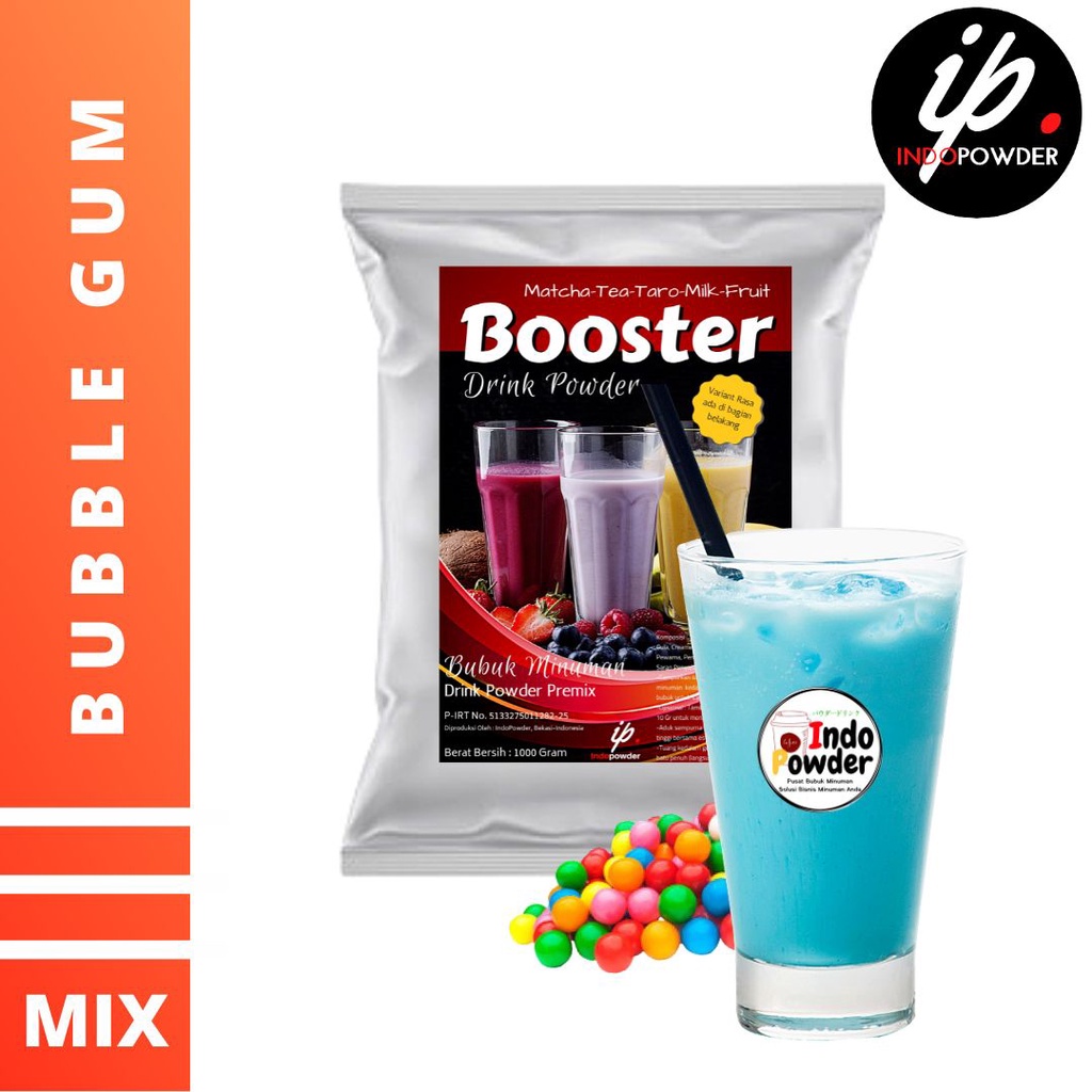 Bubuk Minuman BUBBLE GUM 1Kg - Bubuk BUBBLE GUM 1Kg - BUBBLE GUM Bubuk 1Kg - BUBBLE GUM Powder 1Kg