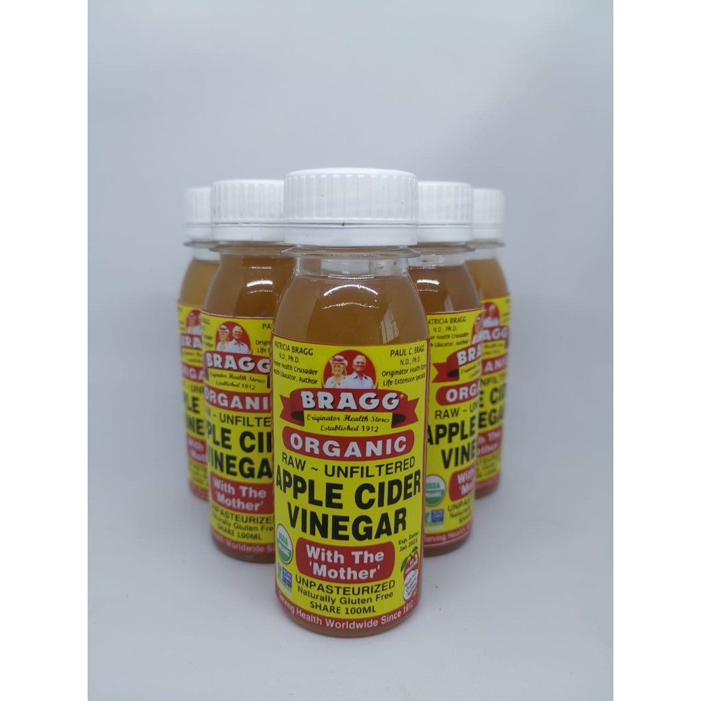 

Bragg Apple Cider Vinegar ACV Share Ecer 100ml Murni Cuka Apel Organik Organic Raw Unfiltered