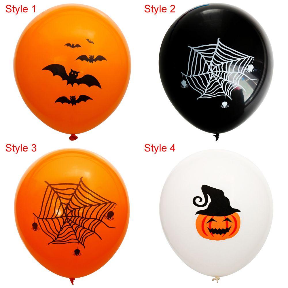 Suyo 100pcs / Set Balon Aluminum Foil 12 &quot;Untuk Dekorasi Halloween