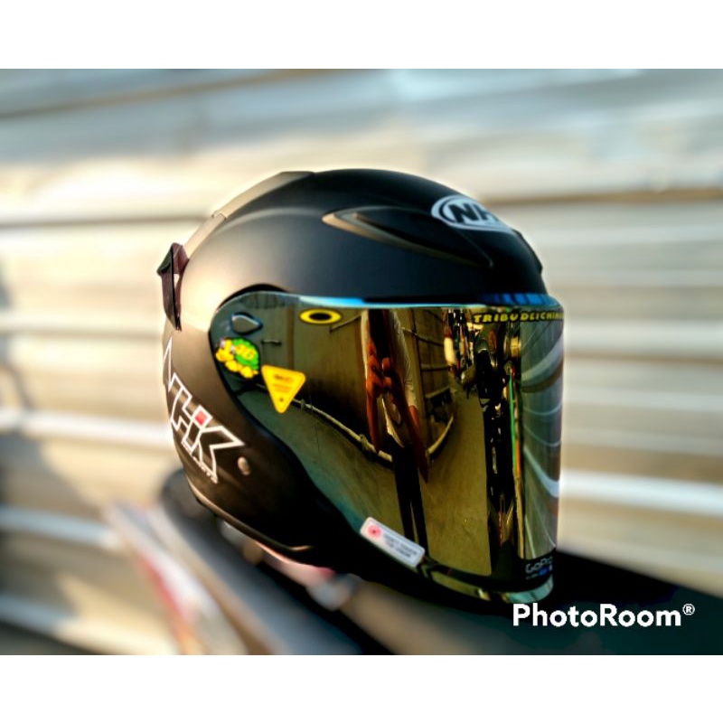 HELM NHK R6 PAKET GANTENG VENOM VISOR WITH SPOILER +STIKER-3