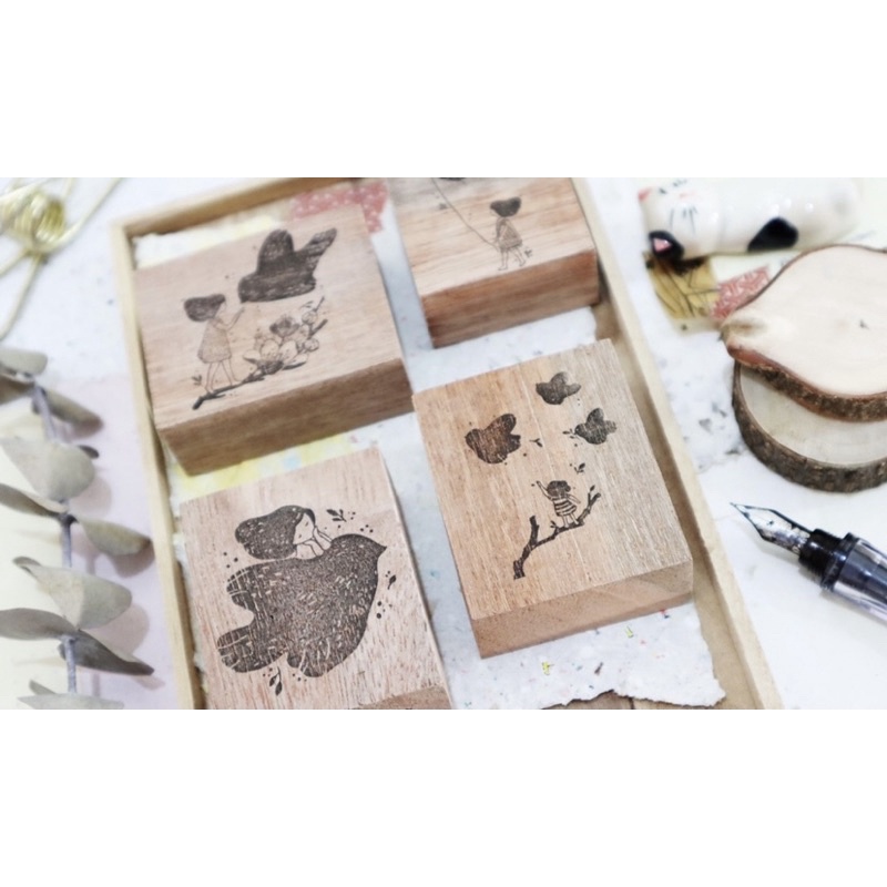 

Black Milk Project “ Bird “ Series Rubber Stamp