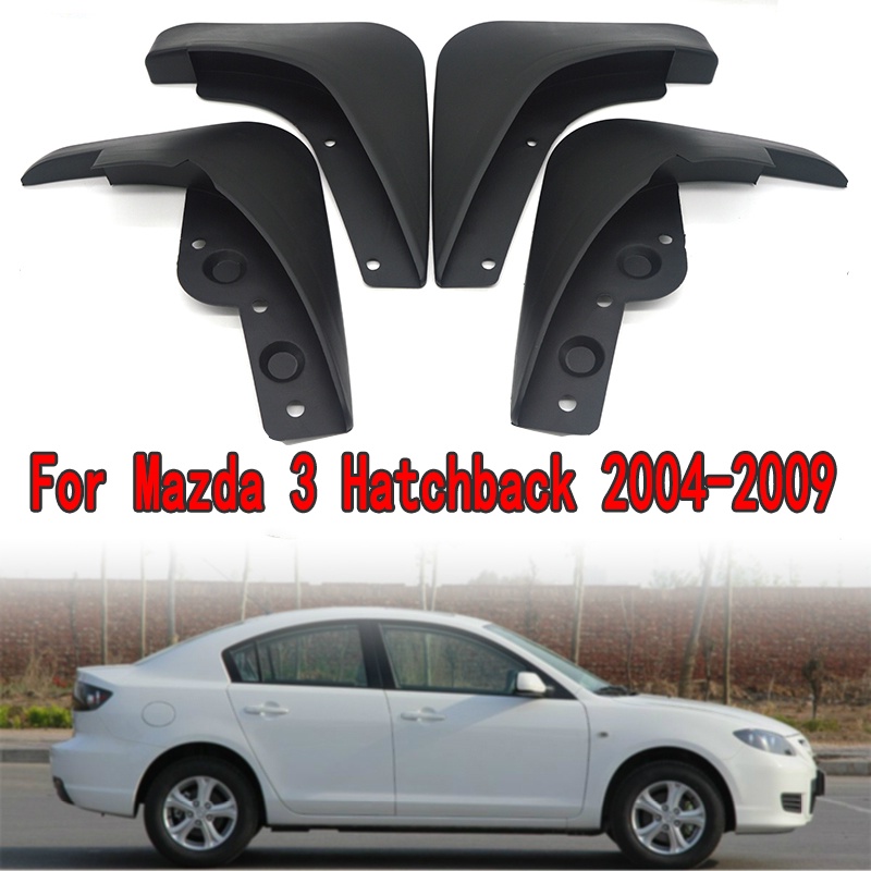 1 Set Mud Flap Pelindung Splash Untuk Mazda 3 Hatchback 2004 2005 2006 2007-2009