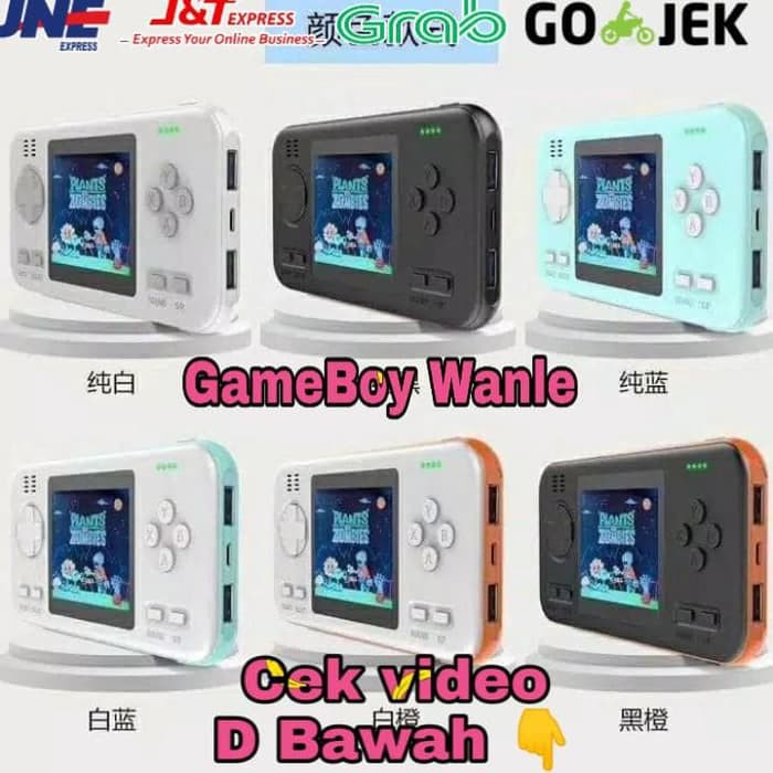 Gameboy 416 Games in 1 Plus Powerbank 8000 Mah Wanle