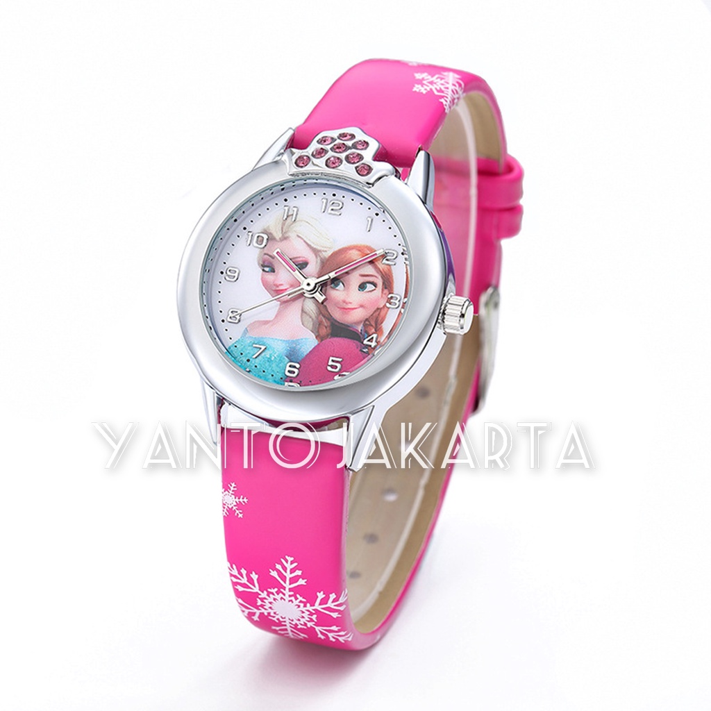 JAM TANGAN ANAK PEREMPUAN FROZEN CEWEK TERBARU