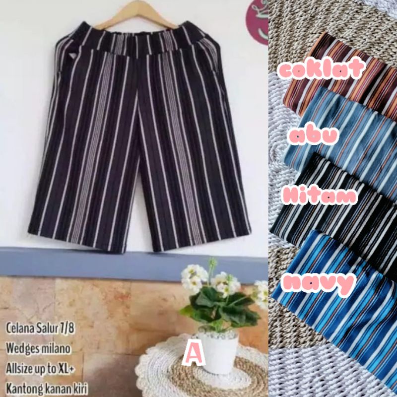 [Fashion Wanita] KULOT SALUR celana pendek | dugem | murah | tebal