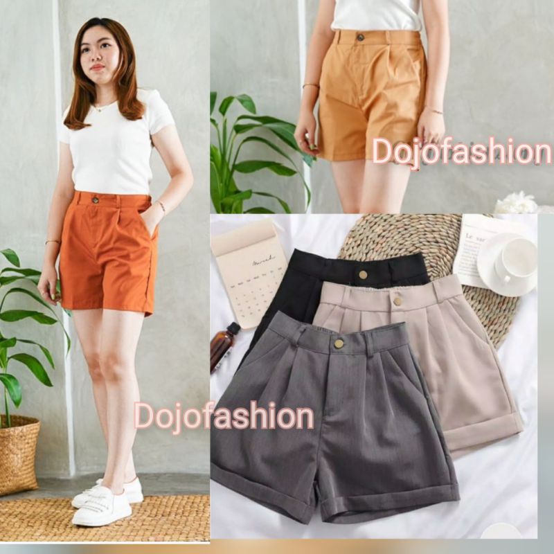 HOTPEN CELANA PENDEK WANITA SANTAI/HOTPANTS POLOS KOREA STYLE TERKINI KUALITAS PREMIUM