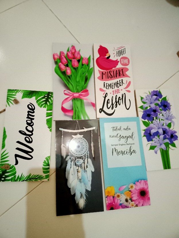 Pajangan Hiasan Dinding Rumah Bunga Motivasi Dekorasi Kamar Tidur Home Wall Decor Shabby Chic Sye