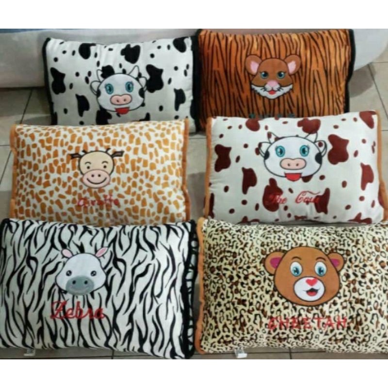 Boneka Bantal Kotak Animal 40X60