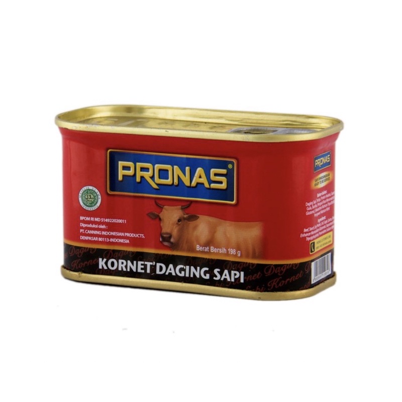 

Pronas Kornet Sapi 198gr / Corned Beef Pronas