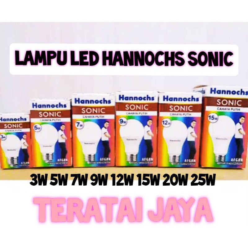 Hannochs Lampu LED Sonic 15w 12w 9w 7w 5w 3w