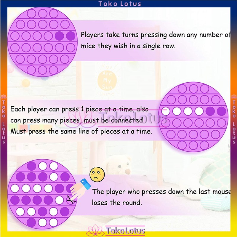 NEW POP IT MAINAN ANAK FIDGET KIDS TOY PUSH BUBBLE PENGHILANG STRESS [BISA BAYAR COD]-2