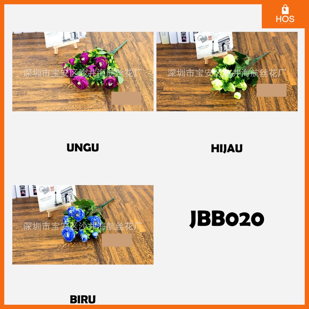 Bouquet bunga JBB020 Artifisial Dekorasi Rumah Happyonshop
