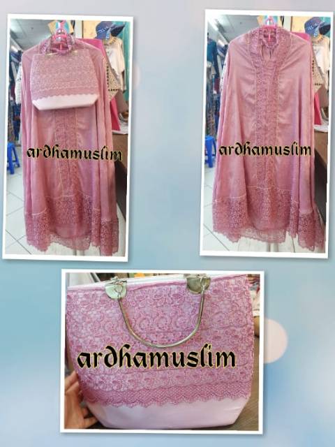 Mukena sutra dop kerancang KD premium sarowsky terbaru