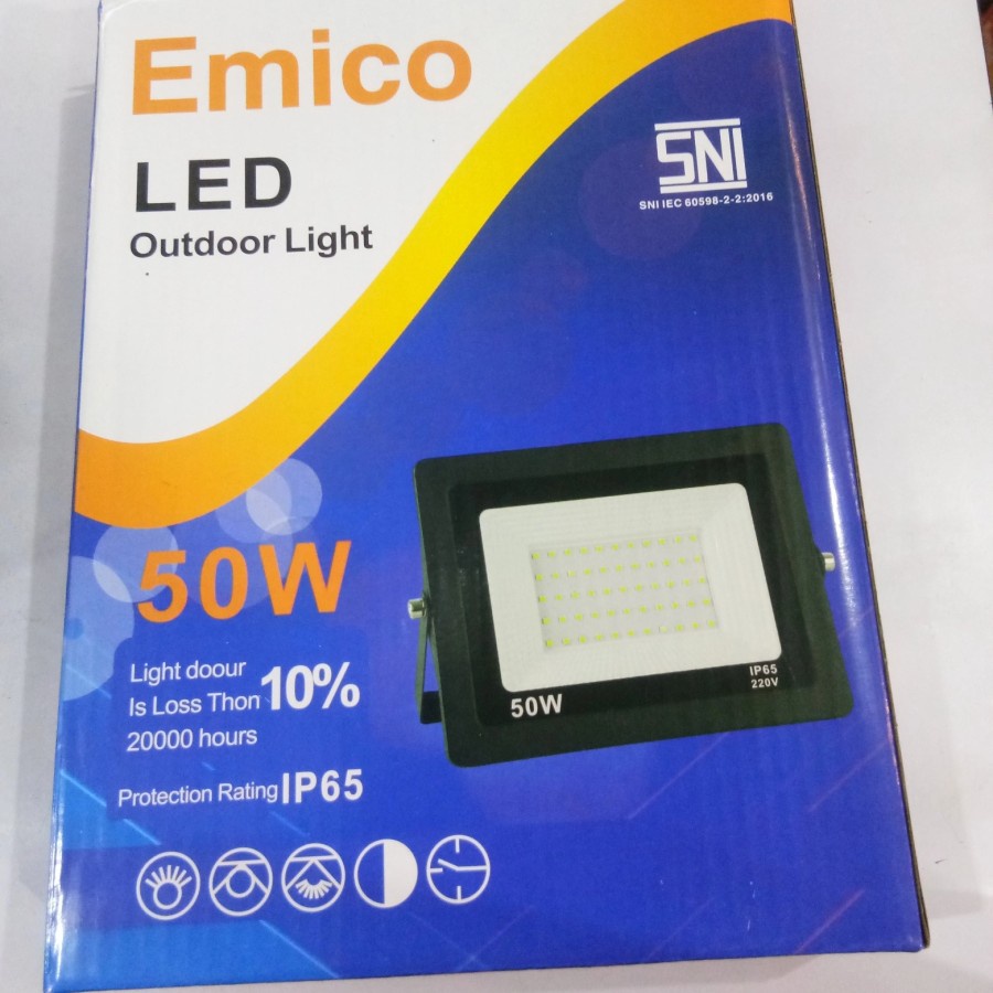 Lampu Sorot Tembak LED 50W 50Watt 50 Watt ALITECO PROBEST PUTIH