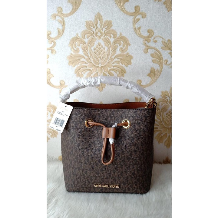 Mk suri brown tas mk wanitaa tas kulit tas originall