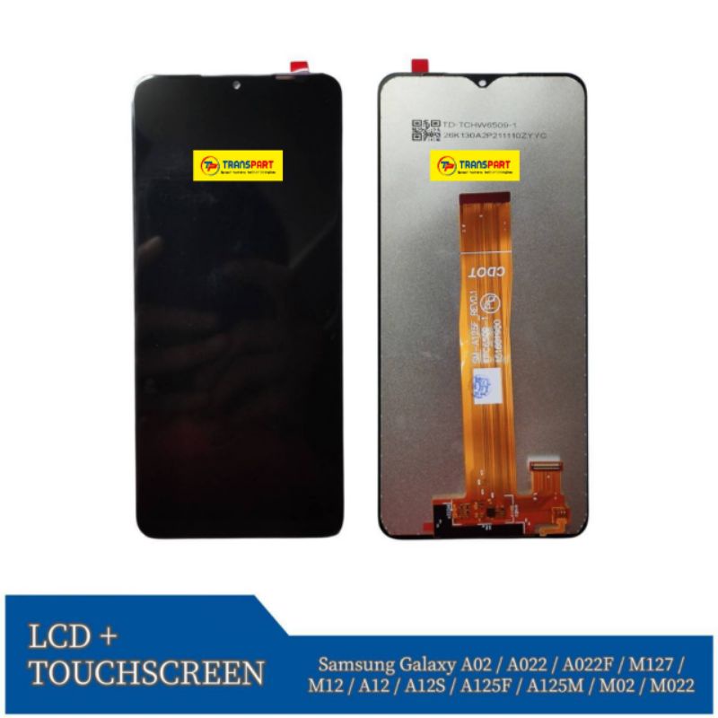 Lcd + Touchscreen Samsung A02 / A022 / A022F / M127 / M12 / A12 / A12S / A125F / A125M / M02 / M022 