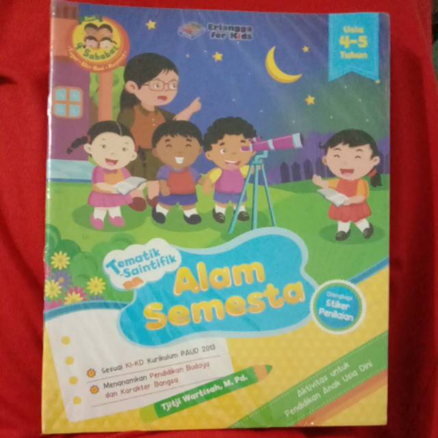 (11 buku)Paket seri 4 sahabat Tematik Saintifik+ gratis buku agenda