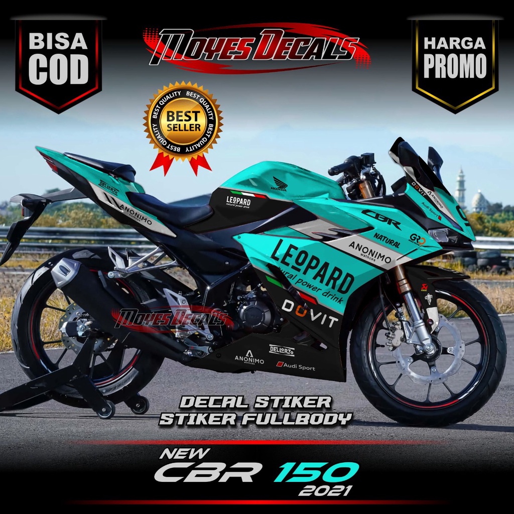 Decal Stiker CBR 150 New 2021 Variasi 10 Warna Full Body - Stiker CBR 150 New 2021 Stiker CBR 150 Ne