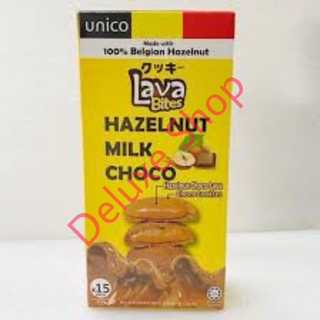 

Lava Bites Belgian Hazelnut Milk Choco biscuit 150g