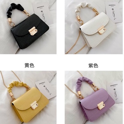☛TK☚ W137 TAS HANDBAG SELEMPANG MINI KULIT POLA BUAYA SLINGBAG SHOULDERBAG KULIT CEWEK IMPORT