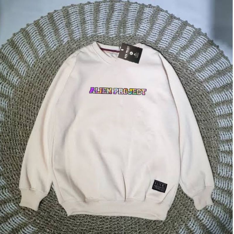 crewneck rose /crewneck cream pria/crewneck pria/crewneck cewek/crewneck cowok/crewneck vibe