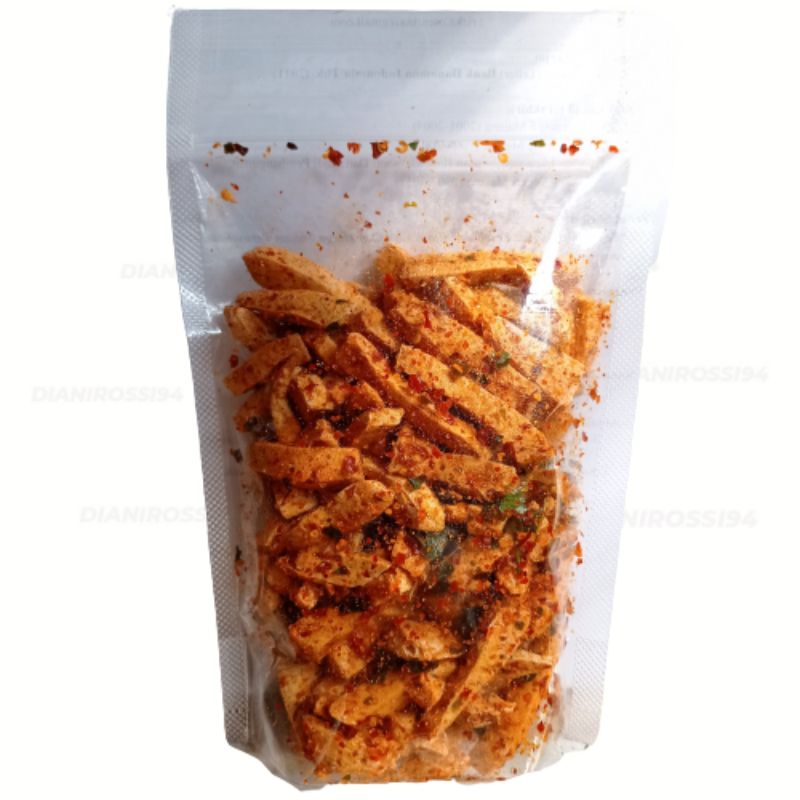 BASRENG PEDAS JERUK 200 Gr | Basreng Daun Jeruk | Basreng Pedas-2