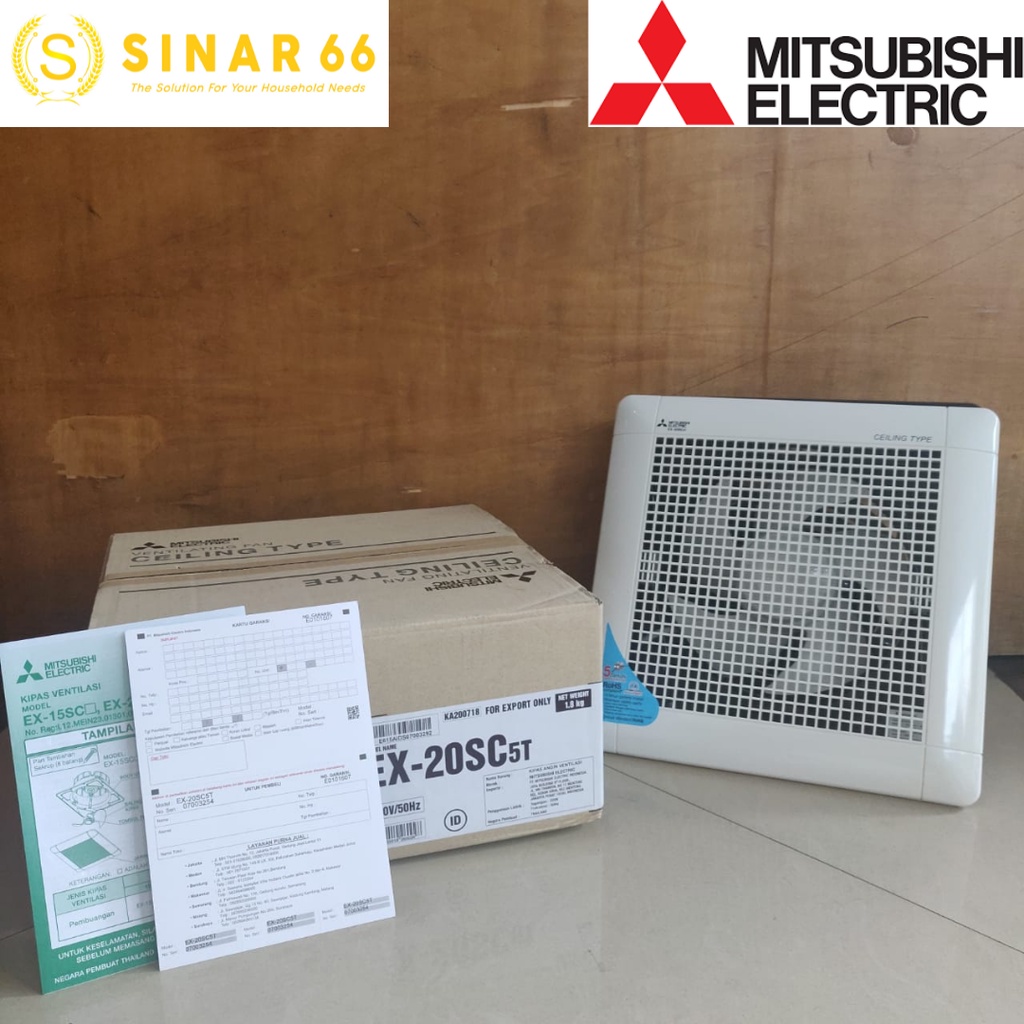 MITSUBISHI CEILING EXHAUST FAN PLAFON PLAFOND 8" EX-20SC5T EX20SC5T