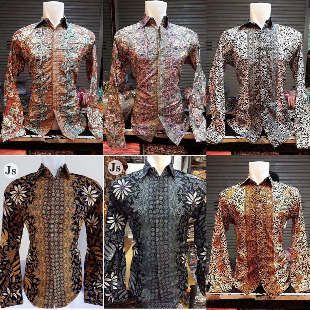 KEMEJA BATIK PANJANG PRIA ANEKA MOTIF (3)