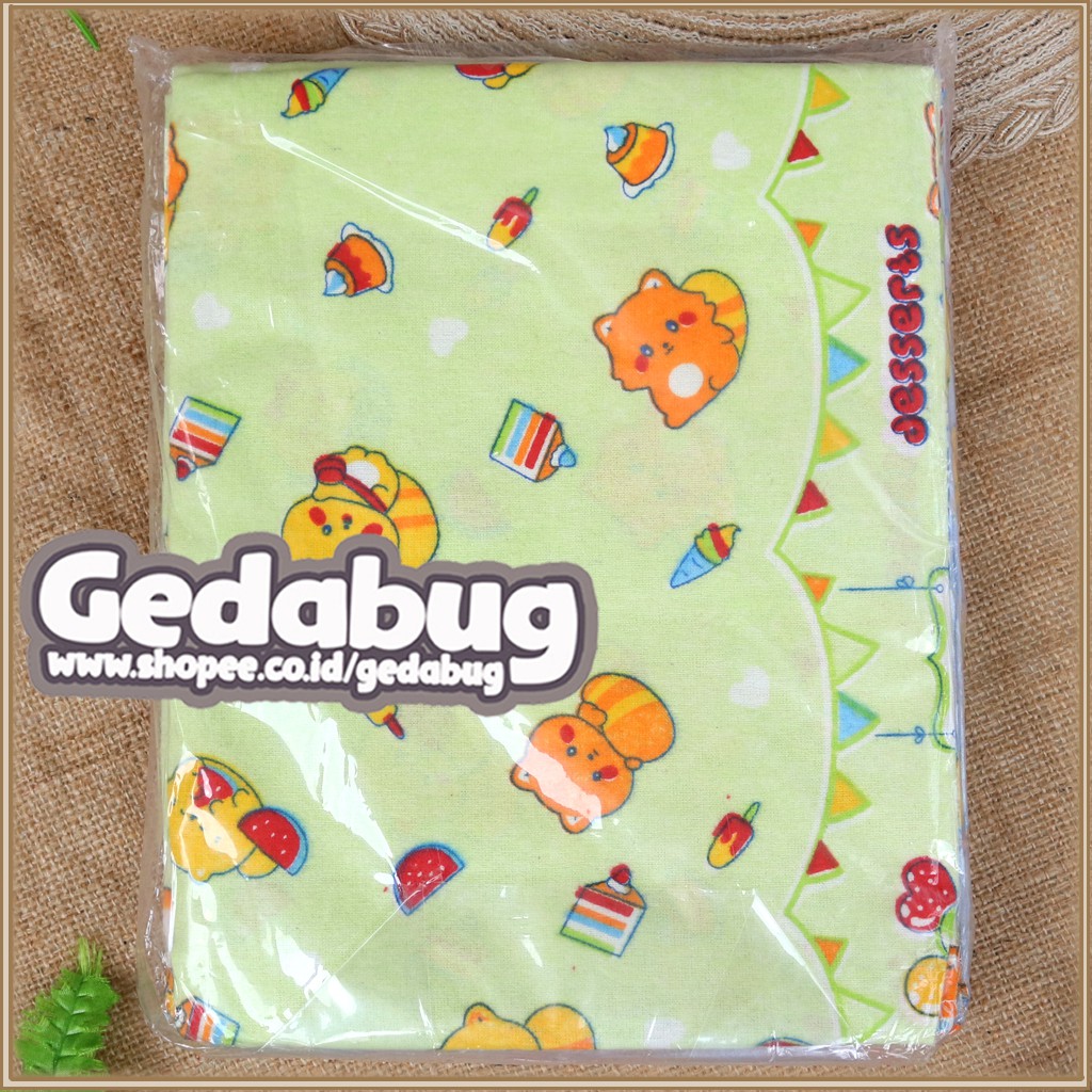 6 Pcs (1/2 Lusin) Bedong Bayi HOGA 110x90 SNI Planel Baby Quality Export
