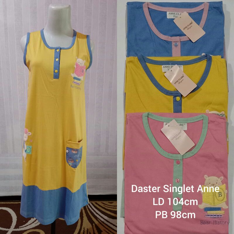 Daster Murah Baju Tanpa Lengan Anne Claire Daster Tanpa Lengan Jumbo Daster Singlet Wanita Jumbo Murah